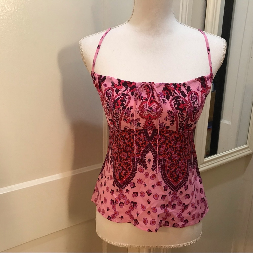NWT Banana Republic silk spaghetti strap top, XS